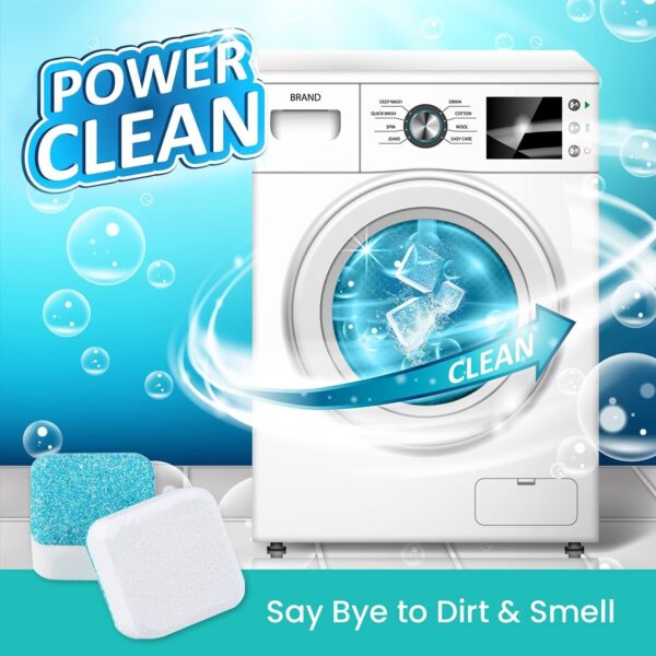 Washing Machine Cleaning Agent Effervescent Tablet Drum Automatic Washing 12PCS /1 box of washing machine effervescent tablets (12PC) - Image 7