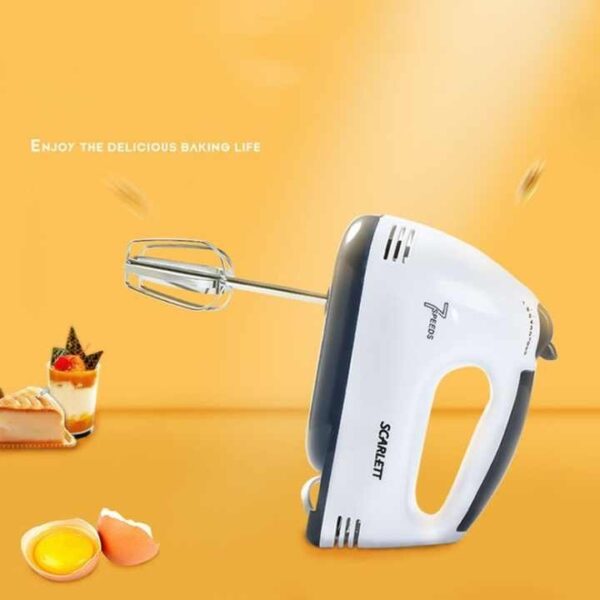 7-Speed Stainless Steel Hand Mixer for Effortless Cooking - Image 7