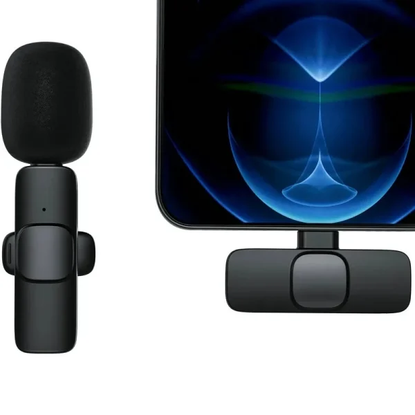 K8 Type-c Wireless Lavalier Microphone Portable Audio Video Recording Mic For Type C Android Live Game Mobile Phone Mic For Vlog Interview Podcast Live Streaming - Image 6