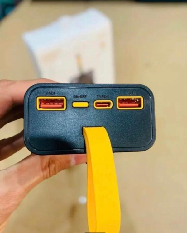 New 20,000mah + 66w fast charging transparent power bank