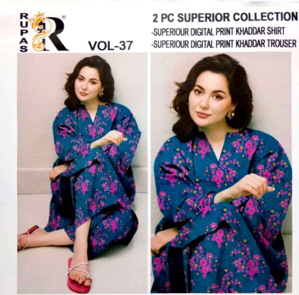 Rupas 2 piece Unstiched khaddar