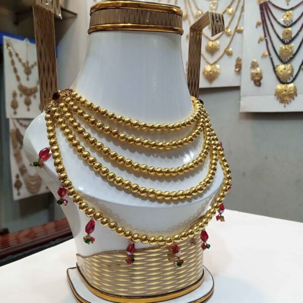 Mala Necklace For Girls, New Design Golden Mala
