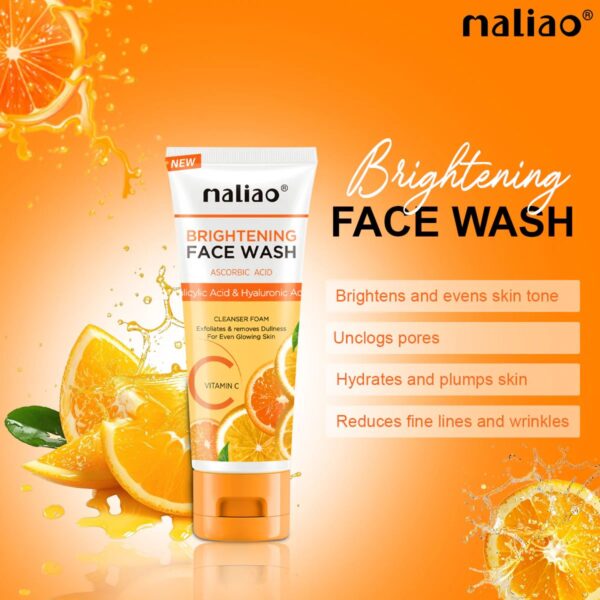 Maliao Vitamin C Face Wash with Vitamin C & Turmeric - Illuminate Your Skin - Image 2