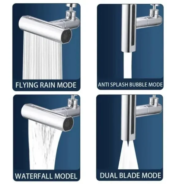 4 In 1 Rotating Faucet Water Extender - Image 6