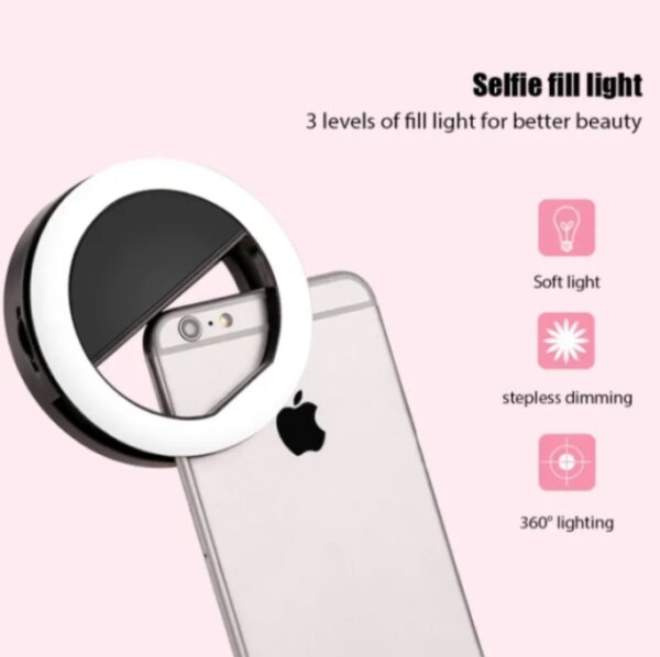 Portable mini selfie Ring light - Image 5